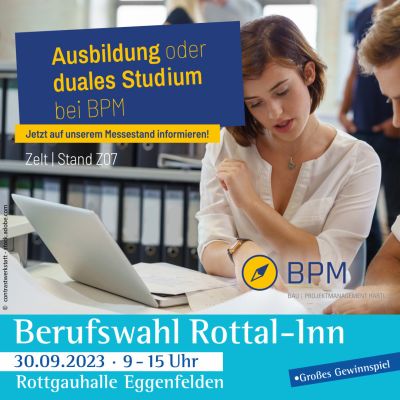 BPM auf der Messe Berufswahl Rottal-Inn 2023